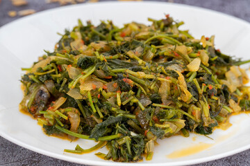 Mediterranean cuisine , vegetarian food , favorite food of Muğla region , Roasted Hibiscus