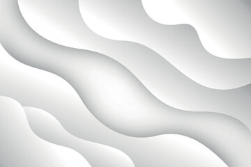 White Silver Smooth Wave Background