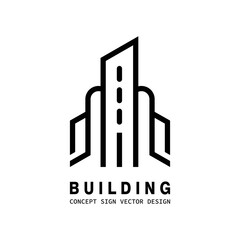 Fototapeta premium Building Logo Vector Design Template