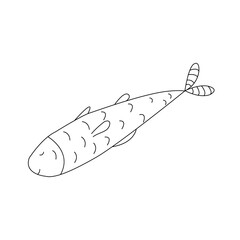 Vector illustration of fish