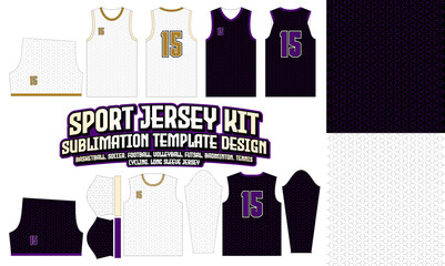 sport Jersey Apparel Sport Wear Sublimation pattern Design 266 for Soccer Football E-sport Basketball volleyball Badminton Futsal t-shirt