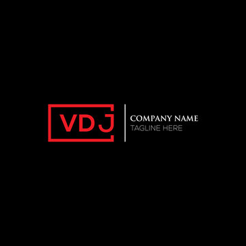 VDJ letter logo design on black background. VDJ creative initials letter logo concept. VDJ letter design. VDJ letter design on white background. VDJ logo vector.
