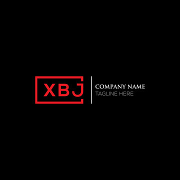 XBJ letter logo design on black background. XBJ creative initials letter logo concept. XBJ letter design. XBJ letter design on white background. XBJ logo vector.
