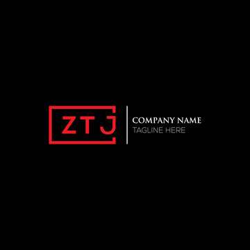 ZTJ letter logo design on black background. ZTJ creative initials letter logo concept. ZTJ letter design. ZTJ letter design on white background. ZTJ logo vector.
