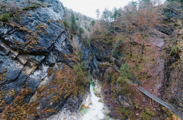 Obraz premium Kaiserklamm Gorge in Tyrol in the Austrian Alps