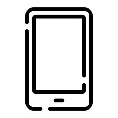 smartphone line icon