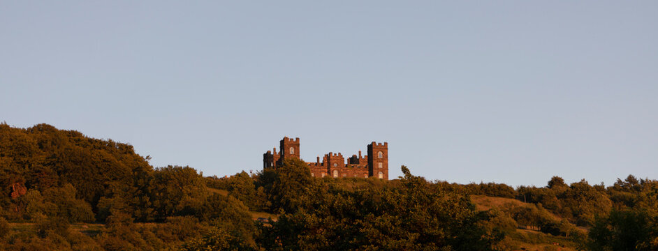 Historic Riber Castle, Matlock, Derbyshire, UK; Matlock, Derbyshire, England