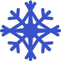 dark blue snowflakes