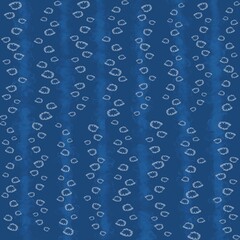 water drops background Indigo India pattern fabric design template textile 