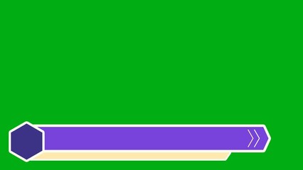 footage animation element lower third green screen live name