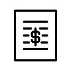 Illustration Vector Graphic of Bill icon