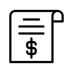 Illustration Vector Graphic of Bill icon