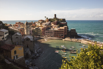 Obraz na płótnie Canvas Cinque Terre Italy overlook view