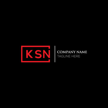 KSN letter logo design on black background. KSN creative initials letter logo concept. KSN letter design. KSN letter design on white background. KSN logo vector.
