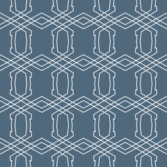 Seamless pattern with geometric ornament.