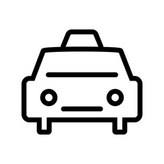 Taxi stand icon. Taxi symbol. Vector.