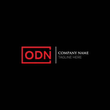 ODN letter logo design on black background. ODN creative initials letter logo concept. ODN letter design. ODN letter design on white background. ODN logo vector.
