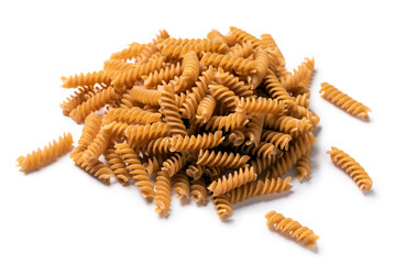 Fusilli, un formato di tipica pasta italiana 