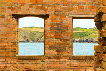 view from the window, Porth Wen Brickworks