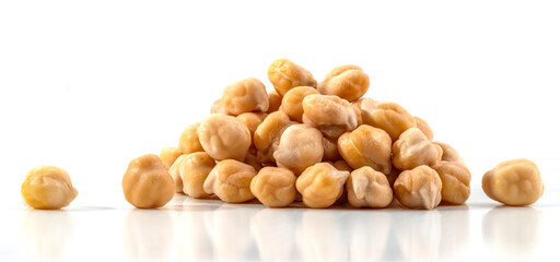 Chickpea or chick pea Cicer arietinum annual legume for cooking hummus. Garbanzo beans seeds for nutrient-dense healthy vegetarian food