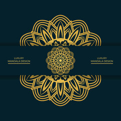 Abstract elegant Luxury mandala design