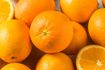 Raw Organic Orange Citrus Fruit