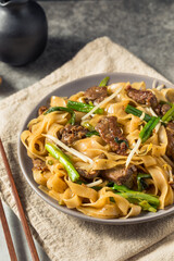 Homemade Beef Chow Fun Asian Noodles
