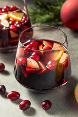 Homemade Winter Red Wine Sangria