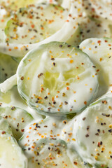 Homemade Sour Cream Cucumbers