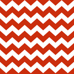 Zigzag geometric red vector seamless pattern isolated on white background. Chevron flat surface. Stock illustration - 554294492