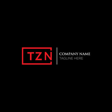 TZN letter logo design on black background. TZN creative initials letter logo concept. TZN letter design. TZN letter design on white background. TZN logo vector.
