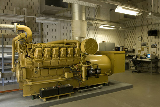 Standby generator in water treatment plant