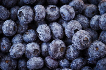Blueberries, blueberries on a plate