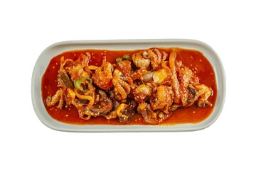 Korean Style stir-fried ocellated octopus, 'Jjukkumi Bokkeum'