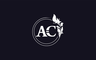 Golden leaf and circle logo design vector. Golden beauty  logo and business symbol vector design