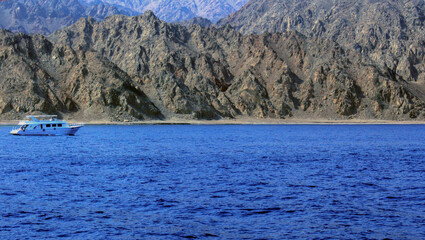 mountains in the red sea