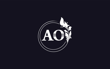 Golden leaf and circle logo design vector. Golden beauty  logo and business symbol vector design