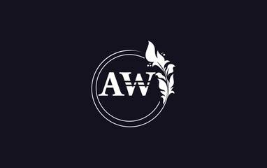 Obraz premium Golden leaf and circle logo design vector. Golden beauty logo and business symbol vector design