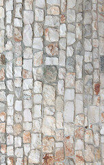 Abstract background of a manmade rock wall