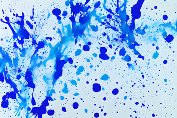 blue paint splash background created using Generative AI