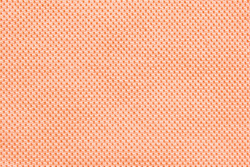 Coral color cotton boucle fabric texture as background
