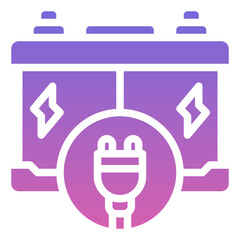 PLUG,electronics,power,battery,charging,Gradient,icon