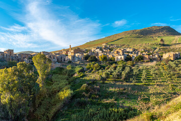 Poggioreale is a ghost town in the west of Sicily. The Belice Valley earthquake destroyed the...
