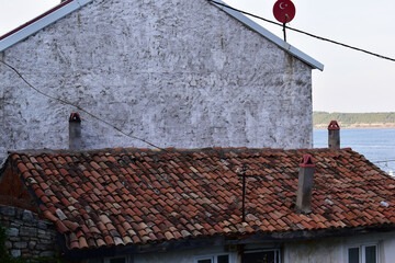 roof of the house