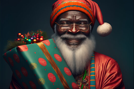 Black santa claus deals