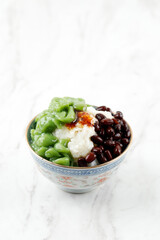 Malaysian Desserts Called Cendol .