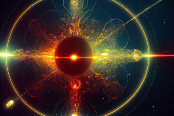 Just Another Brilliant Quantum Nuclear Fusion Illustration