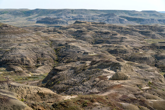 Valley of 1000 Devils in the East Block of Grasslands National Park, which features amazing displays of erosion and geology; Saskatchewan, Canada