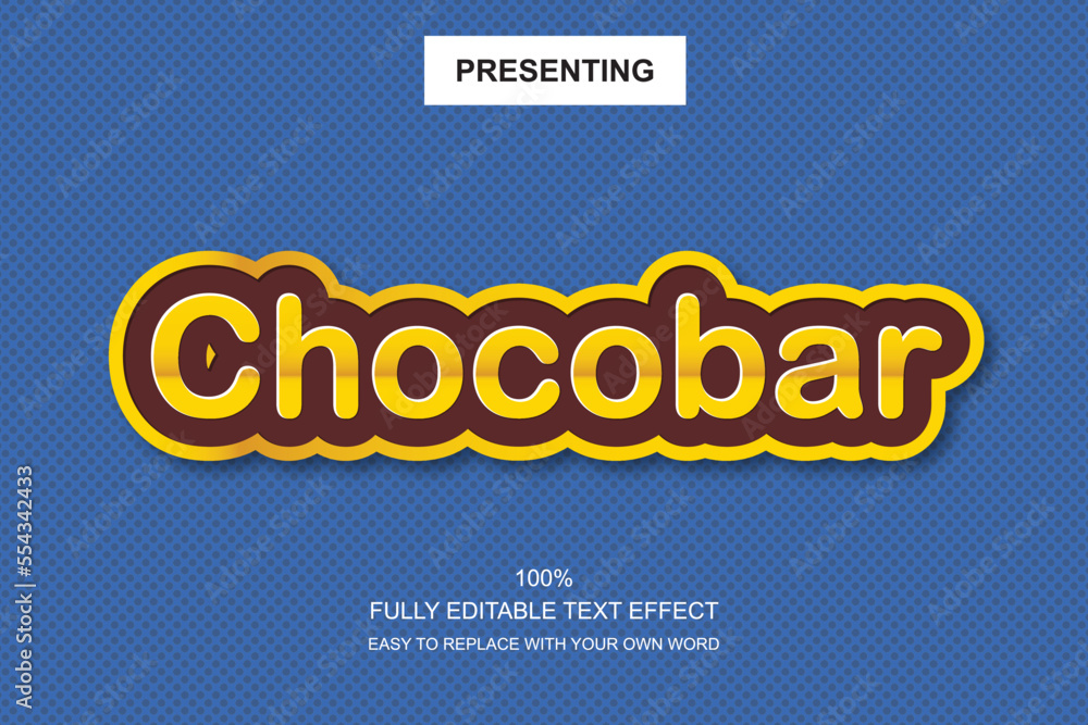 Poster special font editable adobe illustrator text effect. 100% editable text with an effect good for titl