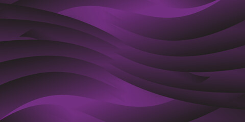 Dark purple silk satin and smooth stripes. Abstract elegant background for design. Color gradient.